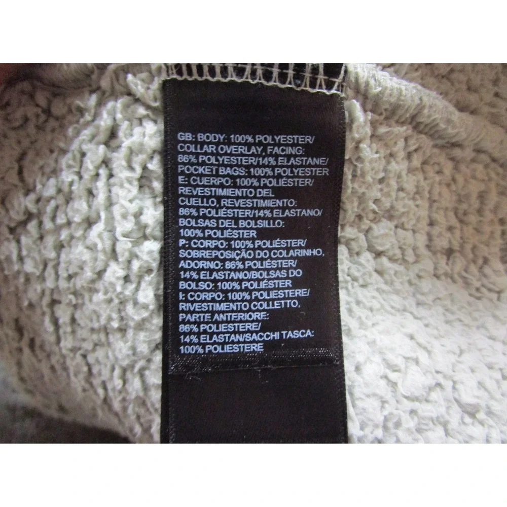 The North Face Campshire Sherpa Fleece Pullover Men's (L) Gray Quarter Zip